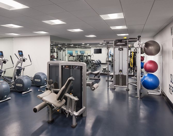 Fitness Center with Fitness Equipment