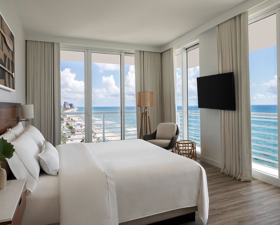 Oceanfront King Room at The Westin Fort Lauderdale Beach Resort