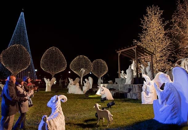 Outdoor Nativity Display