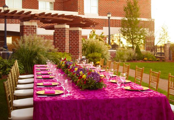 Outdoor Terrace - Wedding Reception