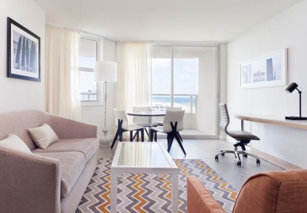 One-Bedroom Suite – Living Area 