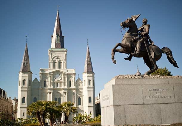 St. Louis Cathedral and Jackson Square