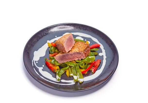 Grilled Tuna with Sesame Seeds