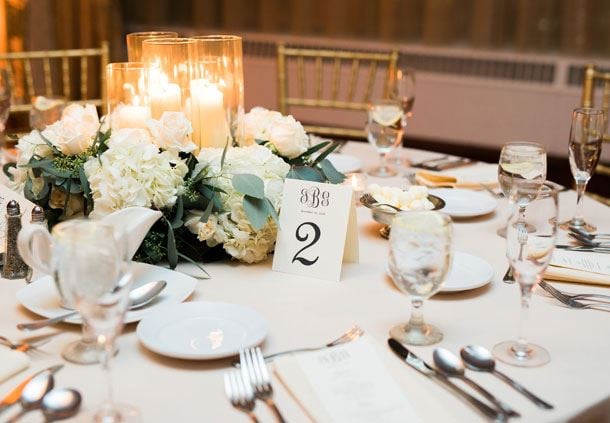 Reception Place Setting