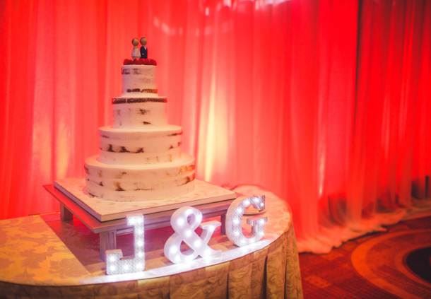 Wedding Reception - Wedding Cake Table