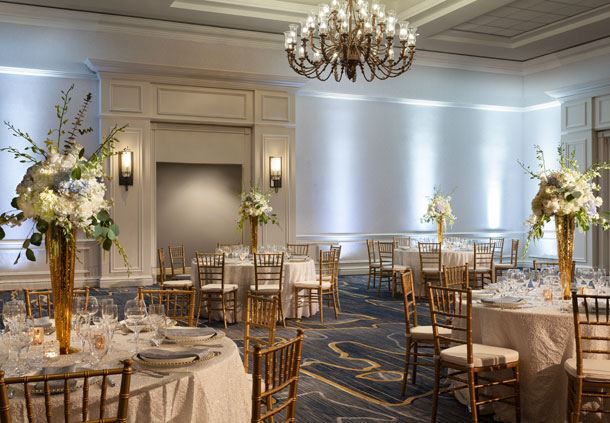 Grand Ballroom - Wedding Reception Setup