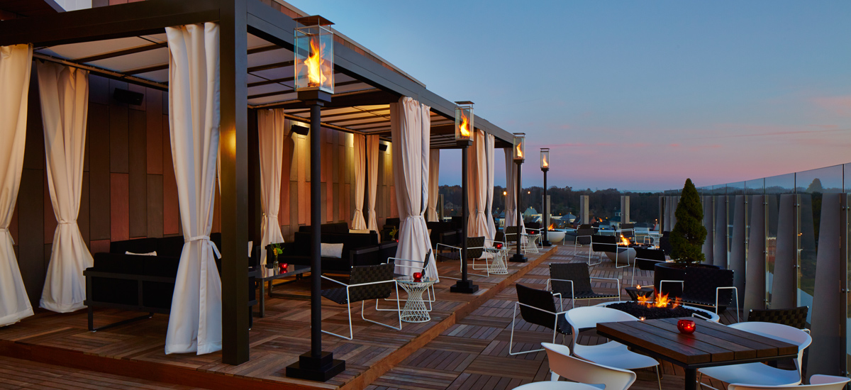 Rooftop Bar and Restaurant Dublin Hotel Columbus Dublin