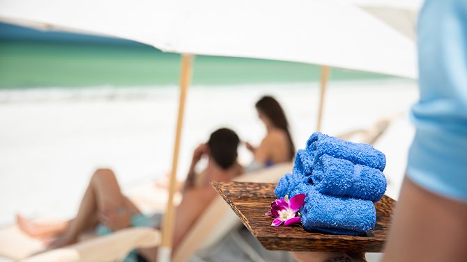 PBS beach towel service