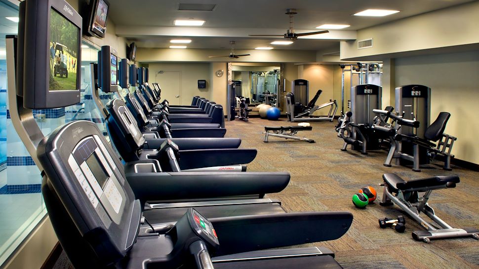 Break a sweat in our fitness center