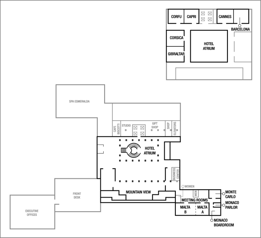 Wedding Event Space Floor Plans at the Renaissance Esmeralda Indian ...