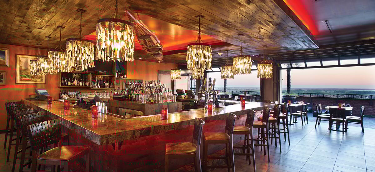 Rooftop Dining Lounge Savannah Rocks On The Roof